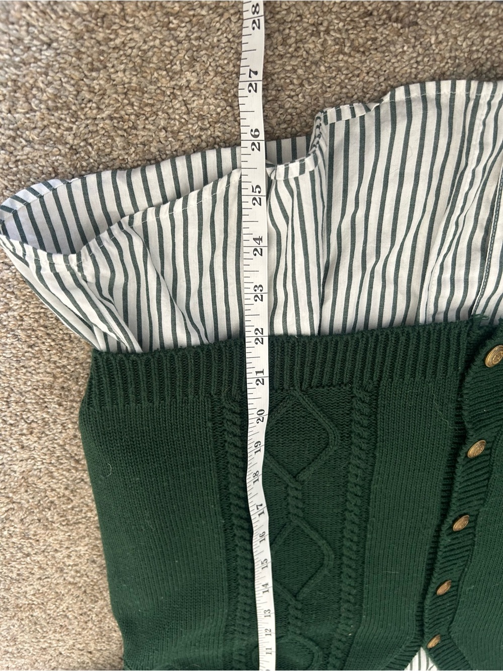 VTG Laura Gayle cotton button front shirt and matching sweater vest set L - Picture 6 of 6